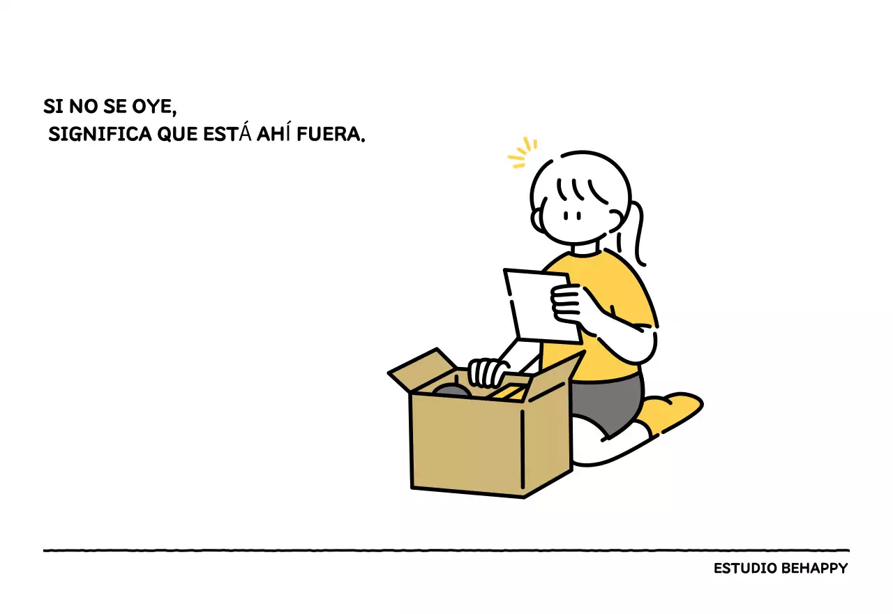 Calendario ilustrado con un bonito estilo de líneas