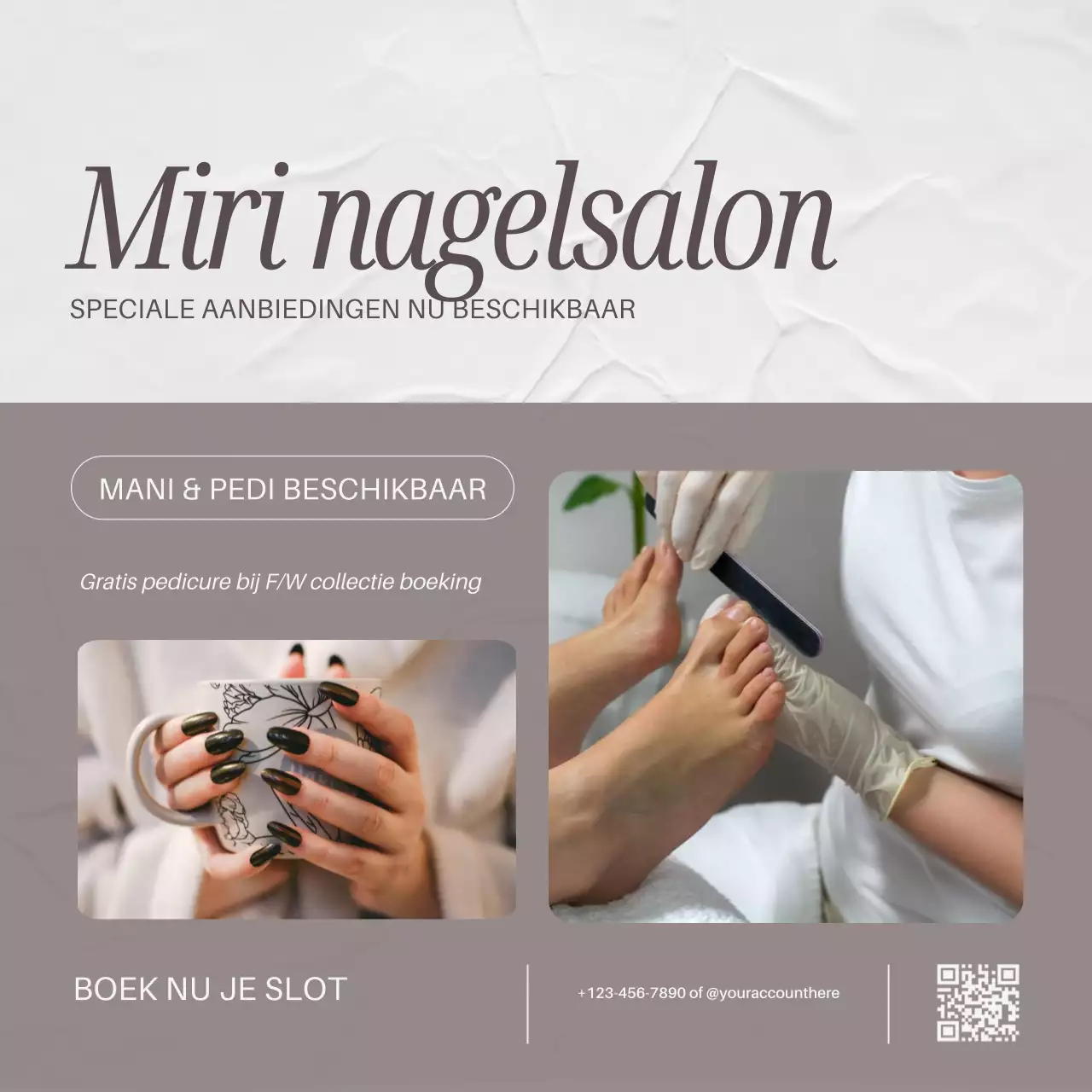 Grijze moderne salon promotie