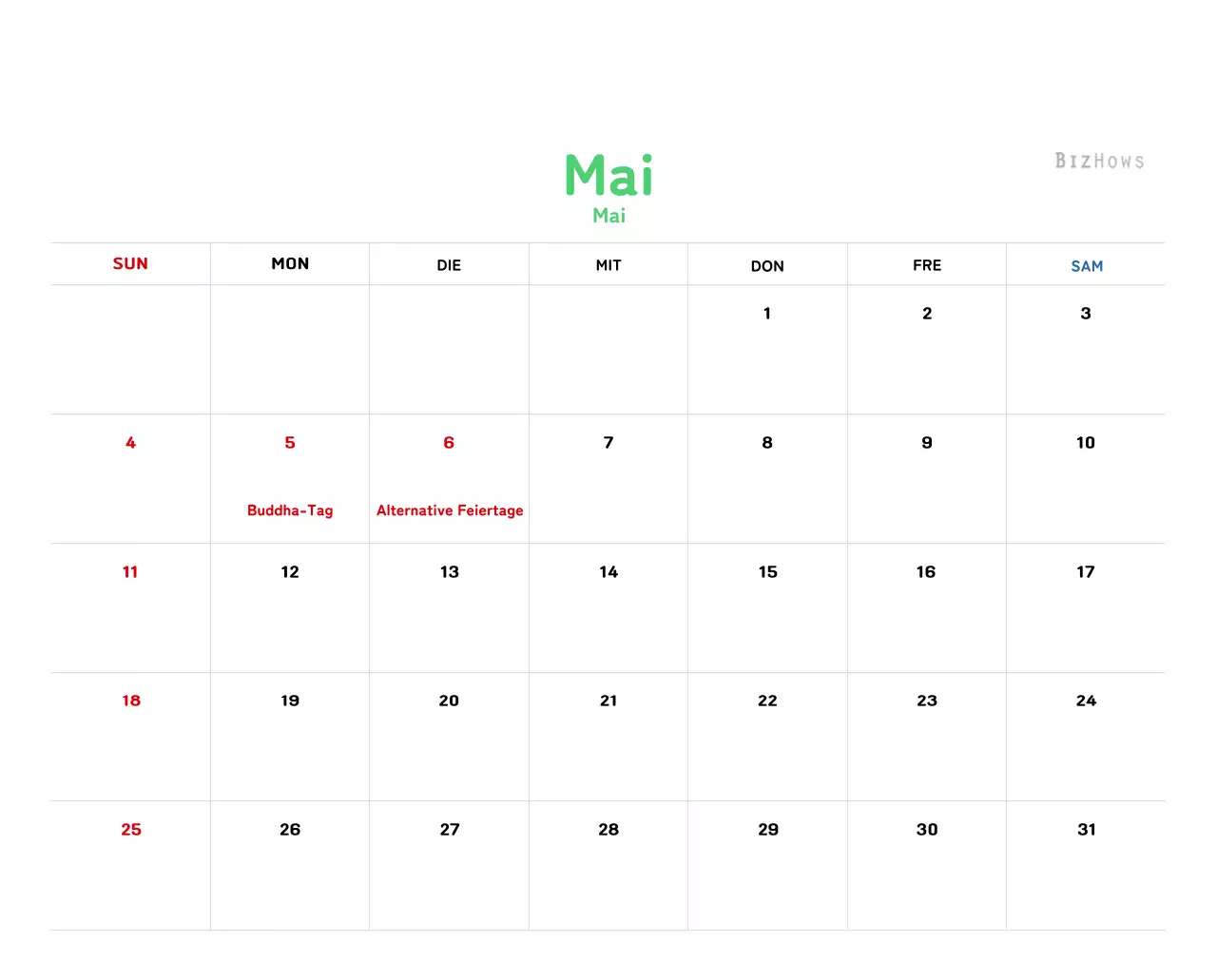 Neujahrskalender mit warmen Illustrationen