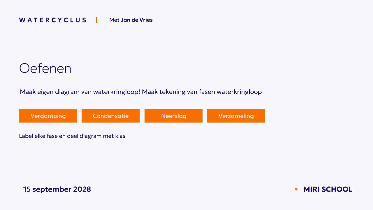 Blu minimale wetenschappelijke cursus presentatie