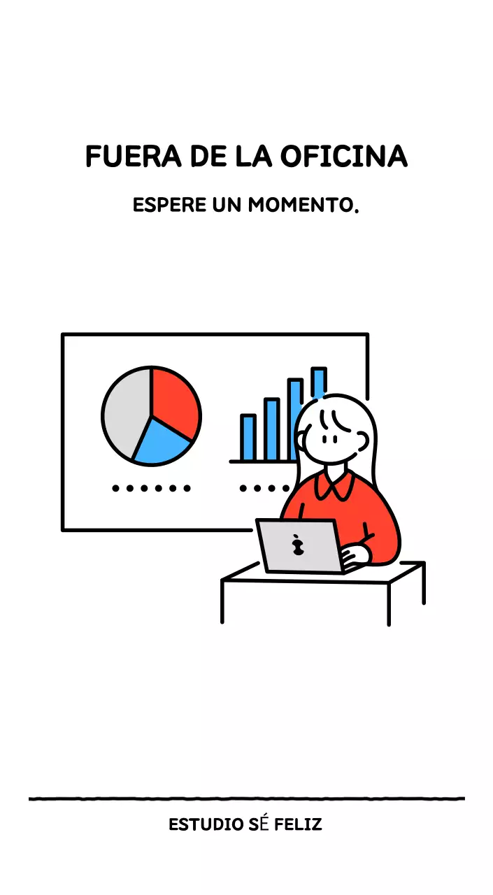 Calendario ilustrado con un bonito estilo de líneas