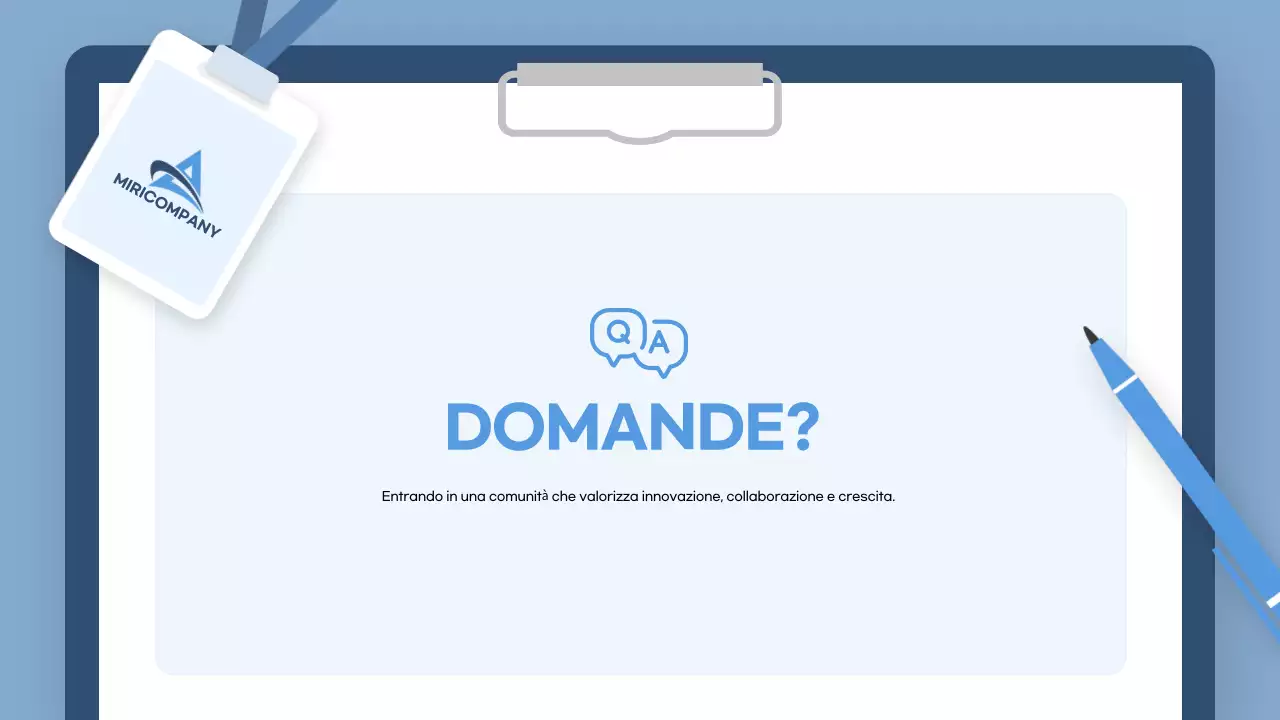 guida all'onboarding blu moderno