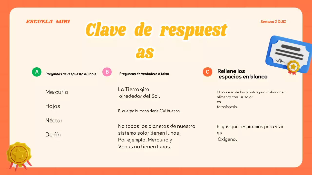 Material de clase de concurso moderno y colorido