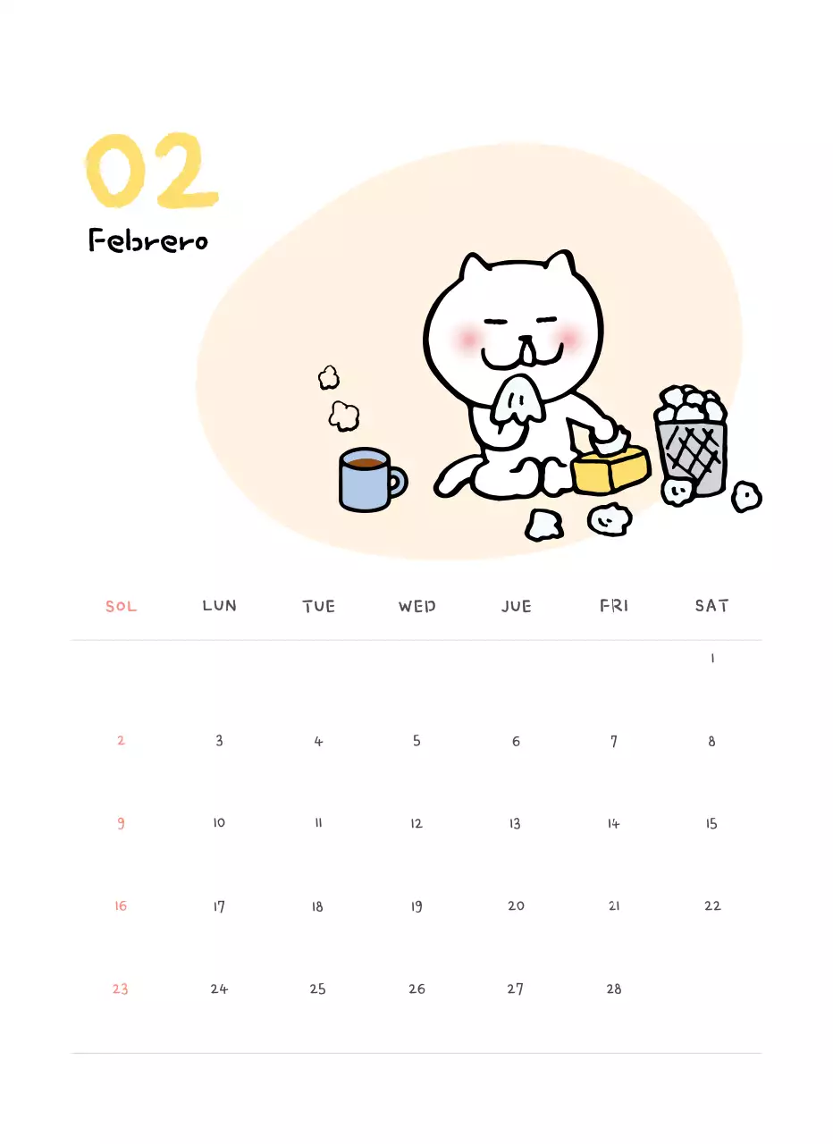 Sobre el calendario de adviento beige