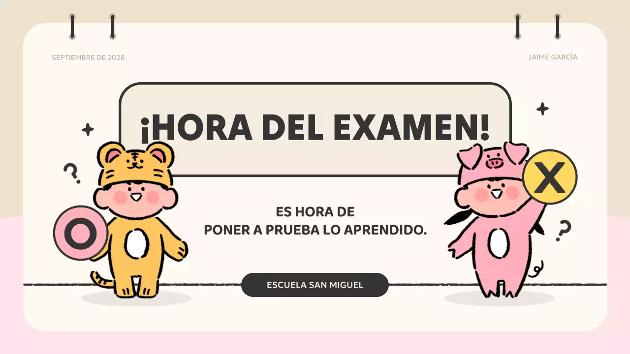 material beige para concursos de animación