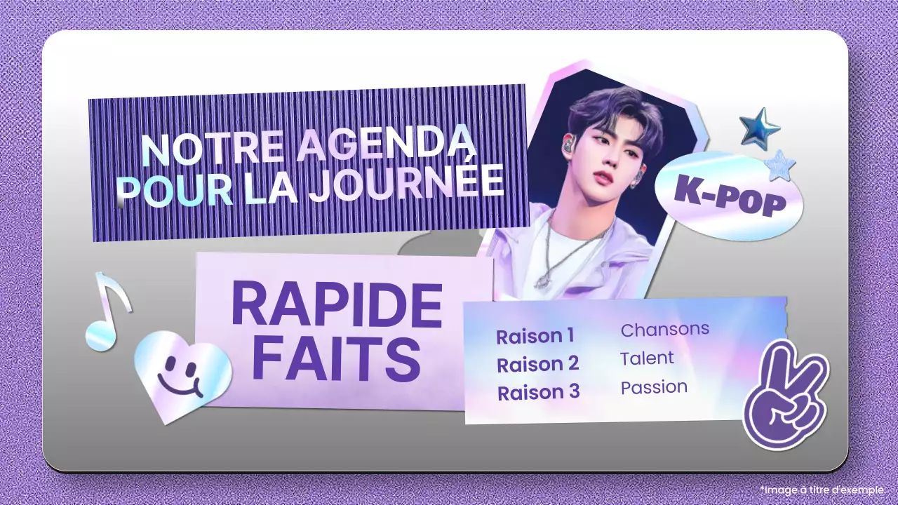 Informations sur les idoles de la K-pop à la mode violette