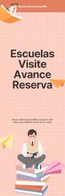 Aviso naranja de cita previa para visitas escolares