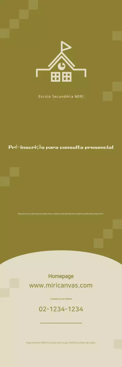 Promoção escolar simples caqui