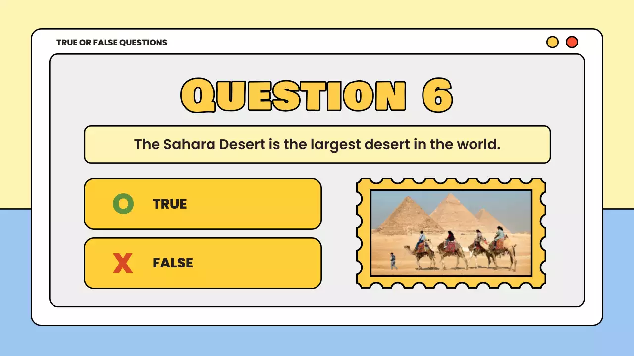 Yellow Simple Quiz Announcement Presentation