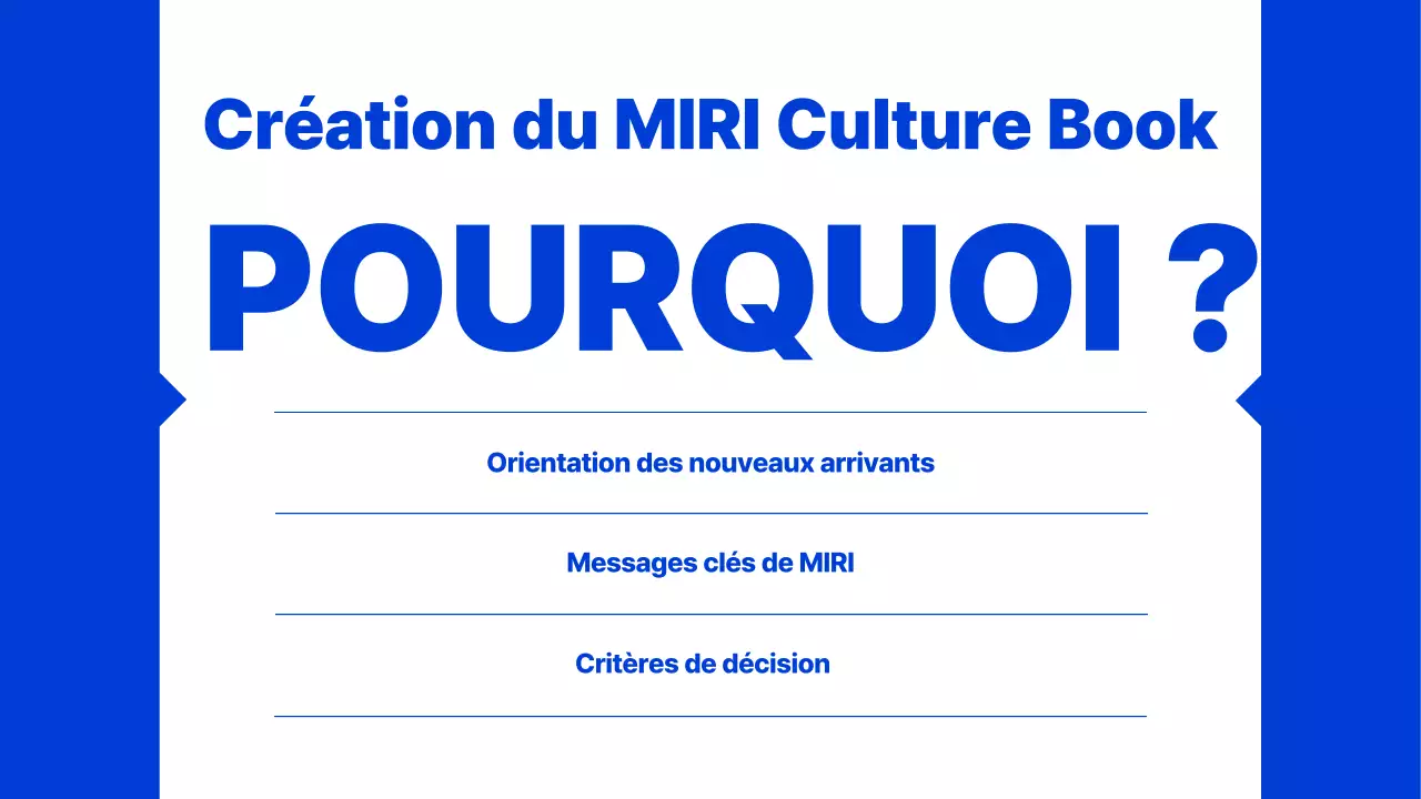 Manuel de culture organisationnelle moderne bleue