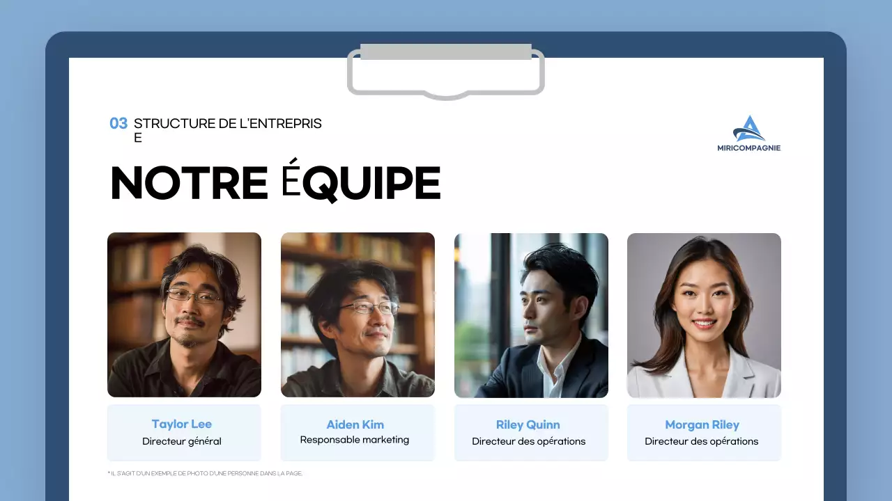 guide d'intégration blue modern