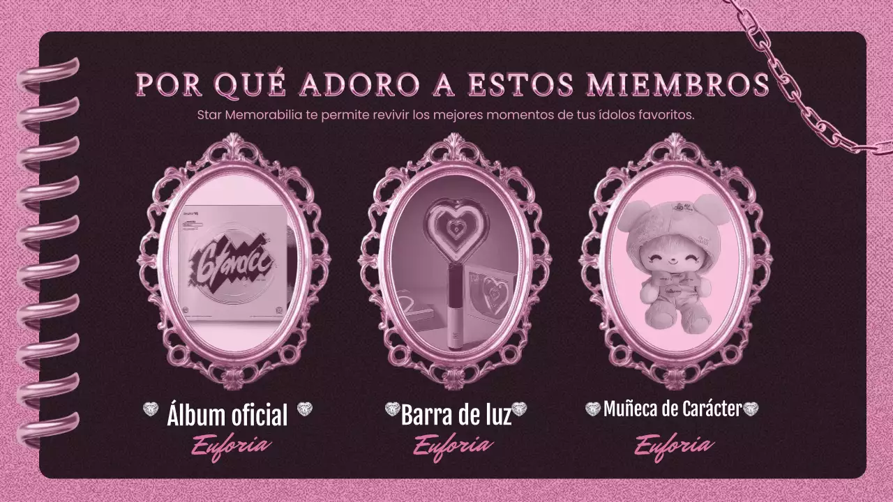 pink trendy K-pop promotion