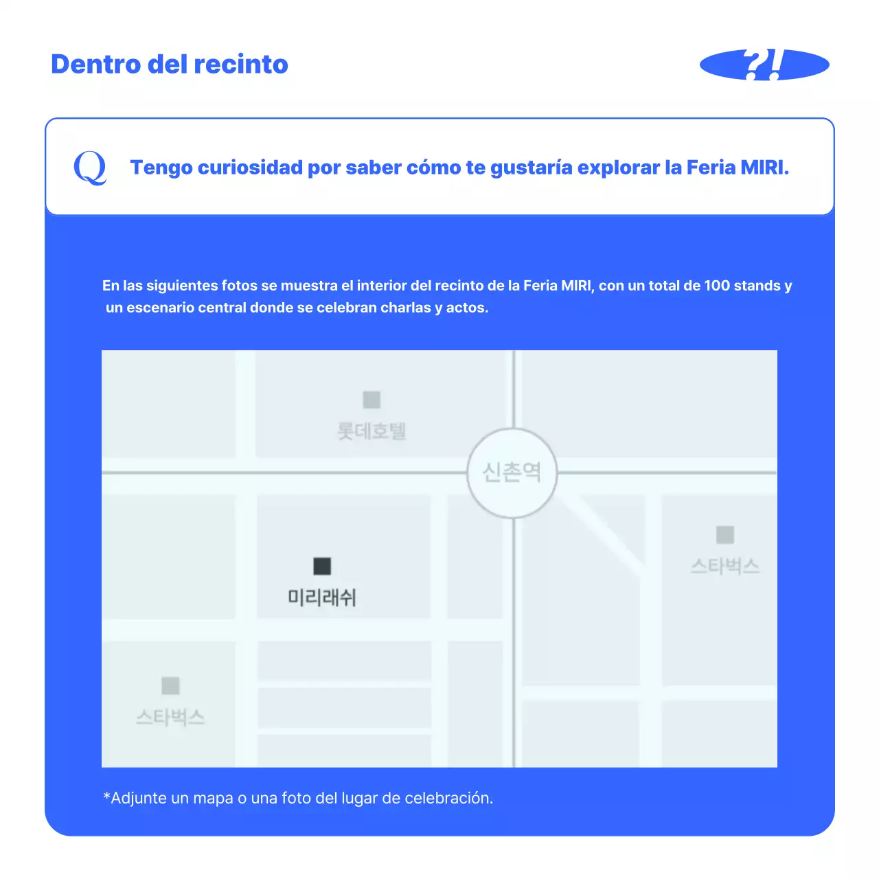 Guía de suministro de información Blue Modern