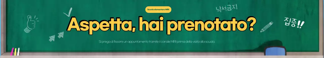 Annunci verdi di visite scolastiche