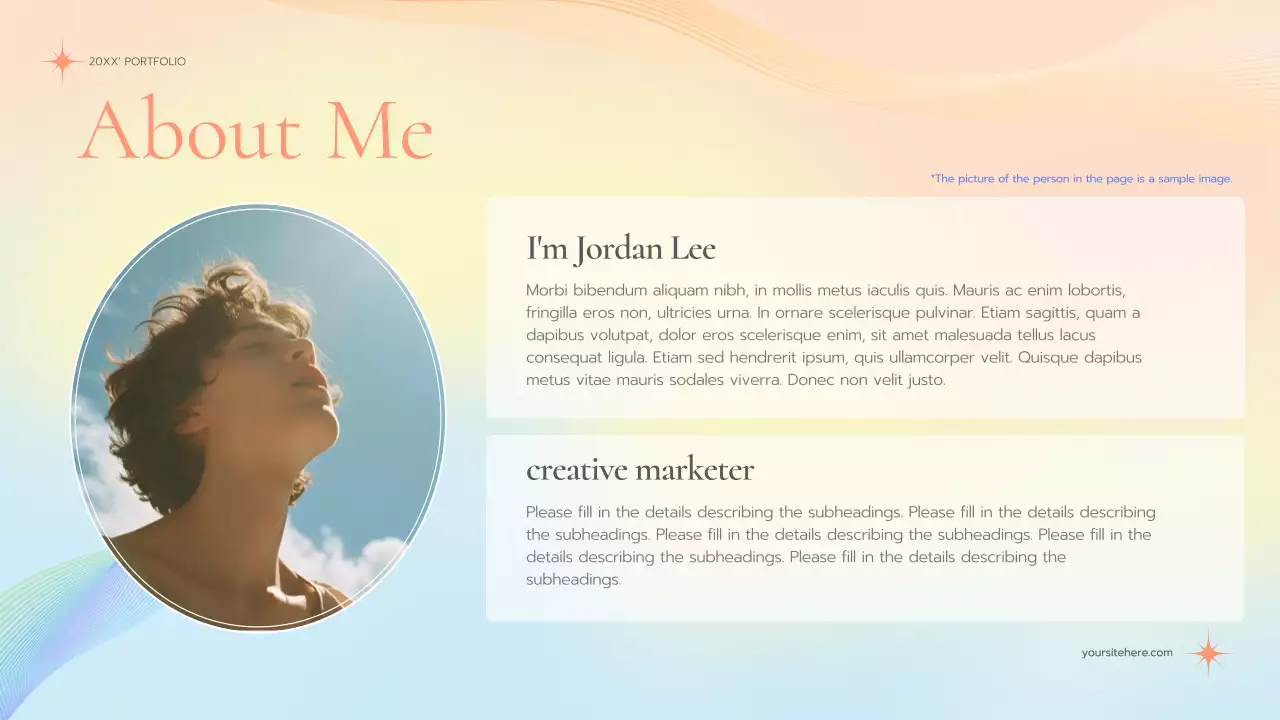 Pastel Elegant Marketing Portfolio Presentation