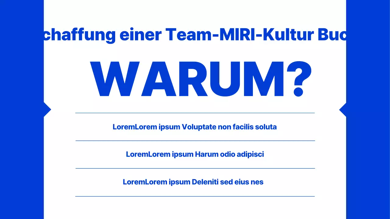 Blue Modernes Handbuch der Organisationskultur