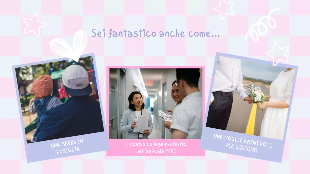 Presentazione di compleanno con scarabocchi carini pastello