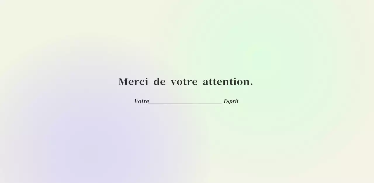 Calendrier minimaliste dégradé