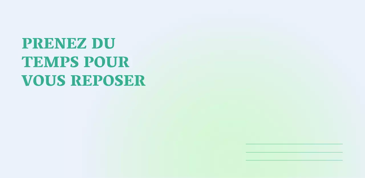 Calendrier minimaliste dégradé