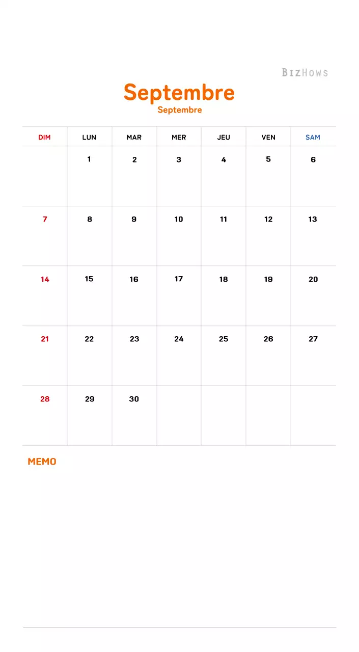 Calendrier du Nouvel An avec illustrations chaleureuses