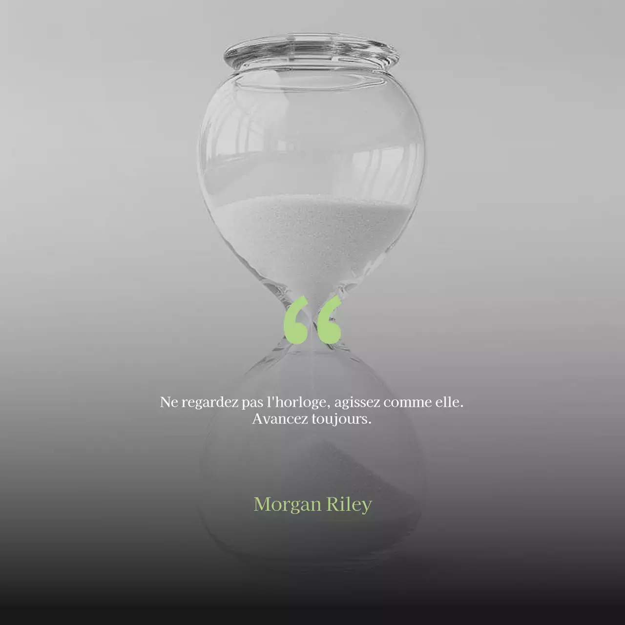 poster de motivation minimal gris