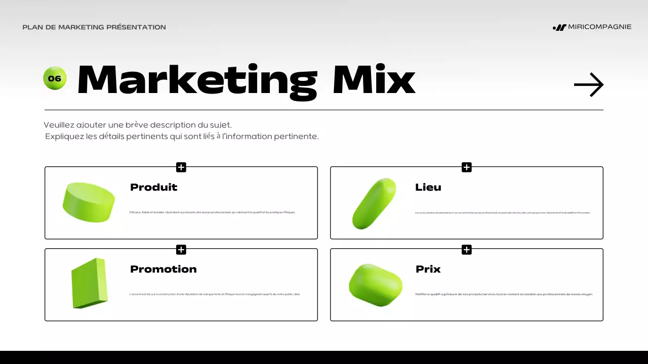 plan marketing green bold