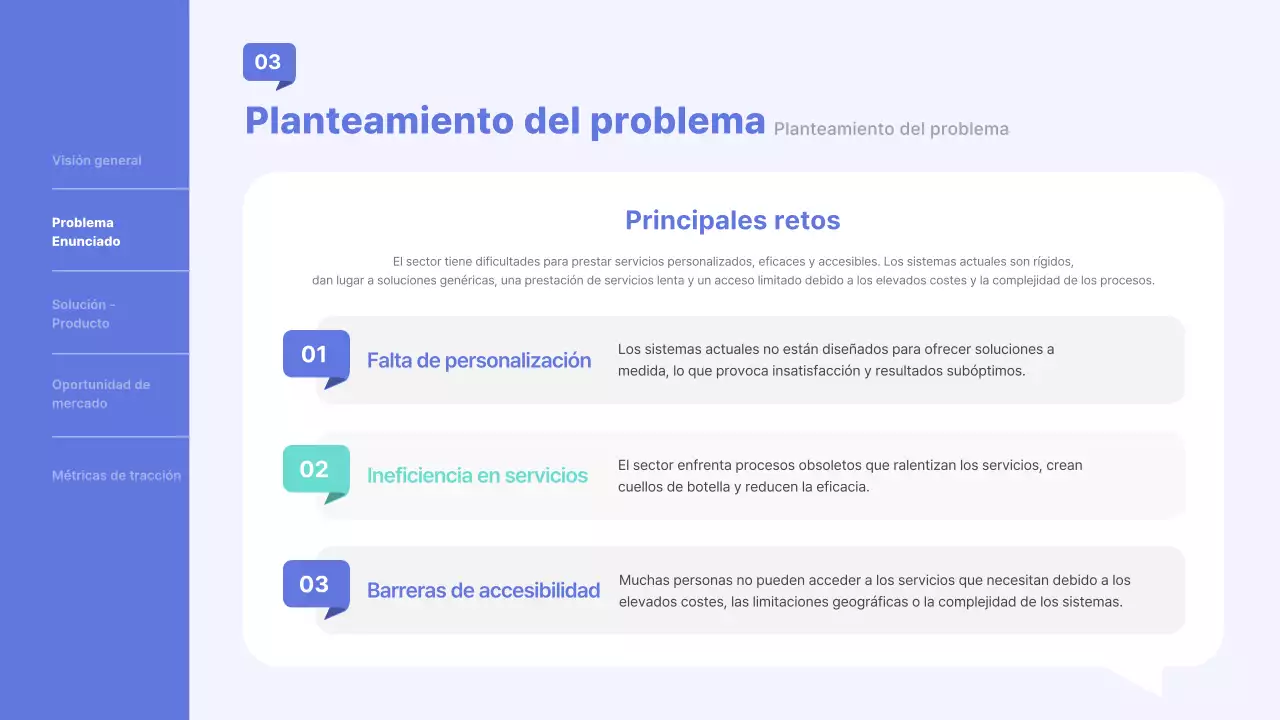 blue professional business pitch