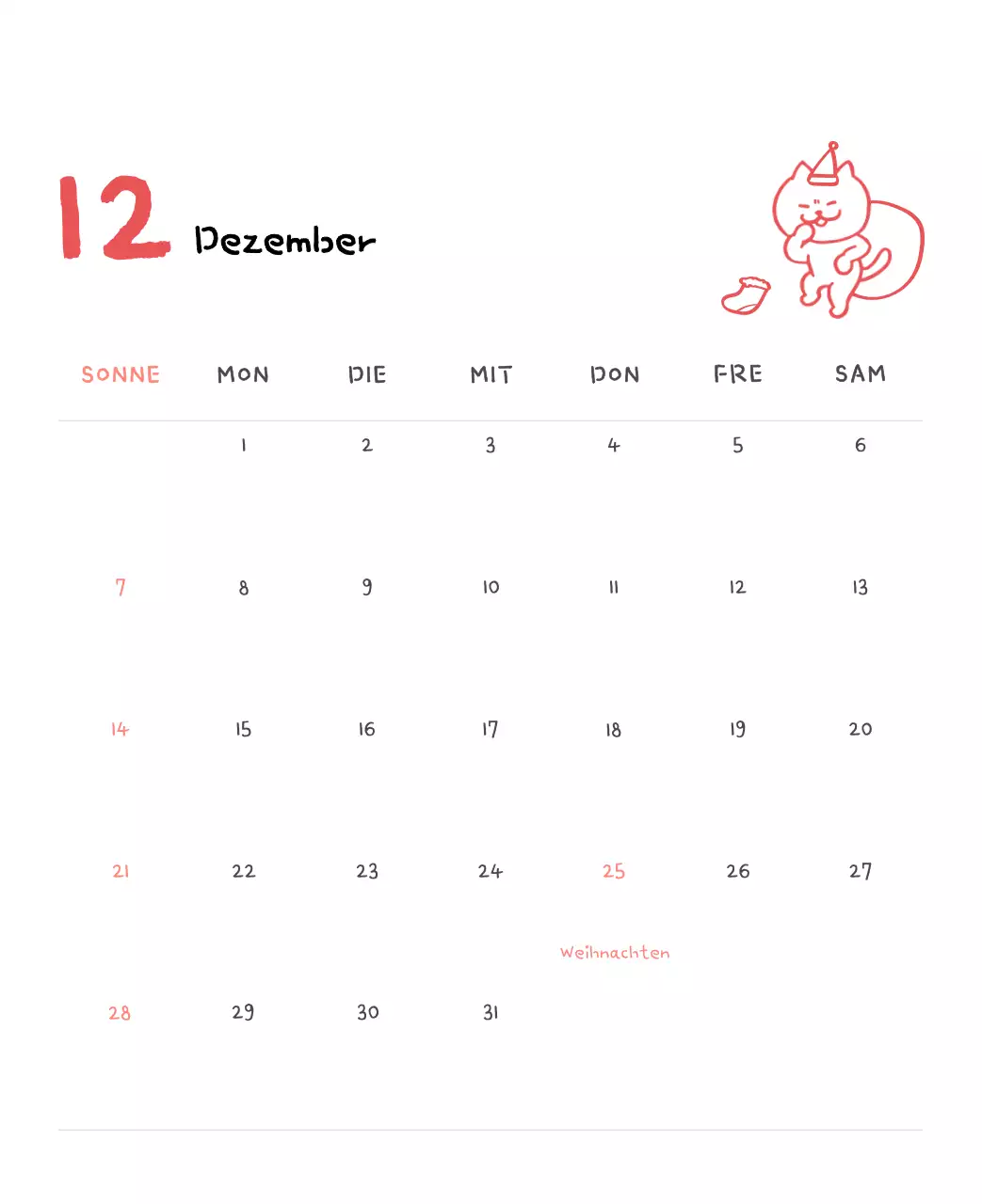 Tageskalender aus Elfenbein