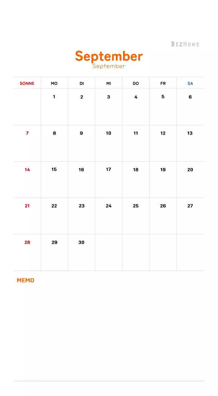 Neujahrskalender mit warmen Illustrationen