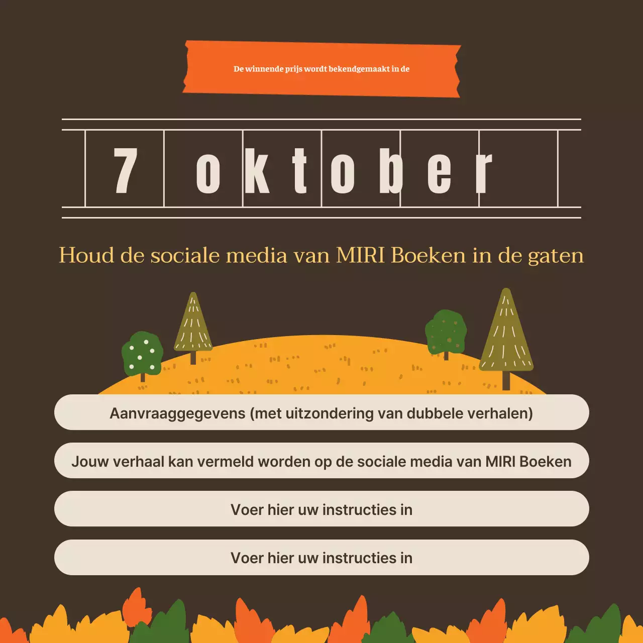 Bruine Vintage Evenementengids