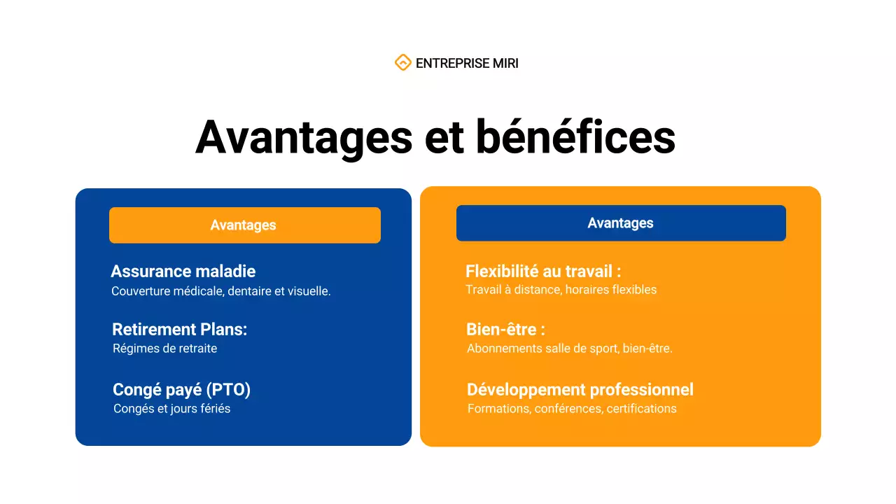 simple modern blue employee onboarding