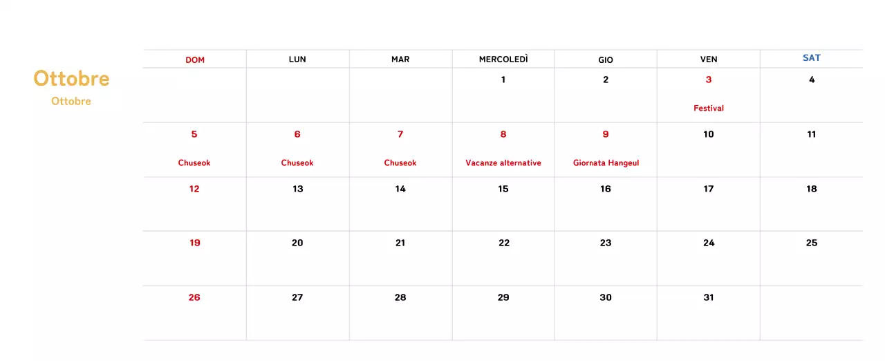 Calendario di Capodanno con una calda illustrazione