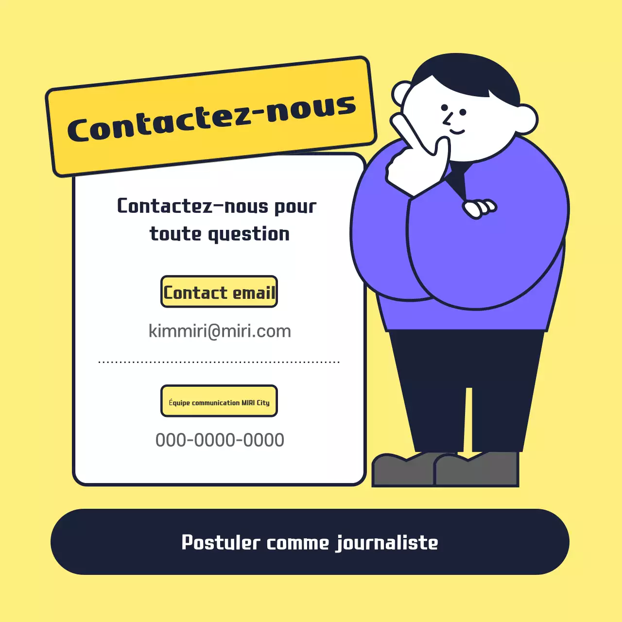 Les journalistes du développement des quartiers jaunes et ordonnés sont recherchés