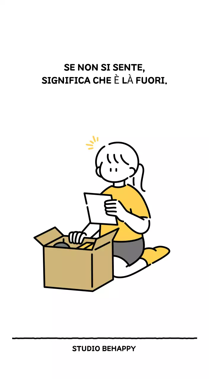 Calendario illustrato con un grazioso stile di linee