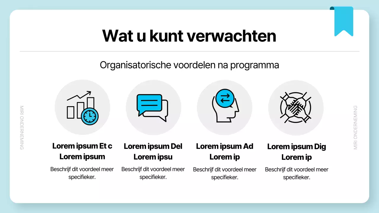 Lichtblauw Eenvoudig Workshop Voorstel
