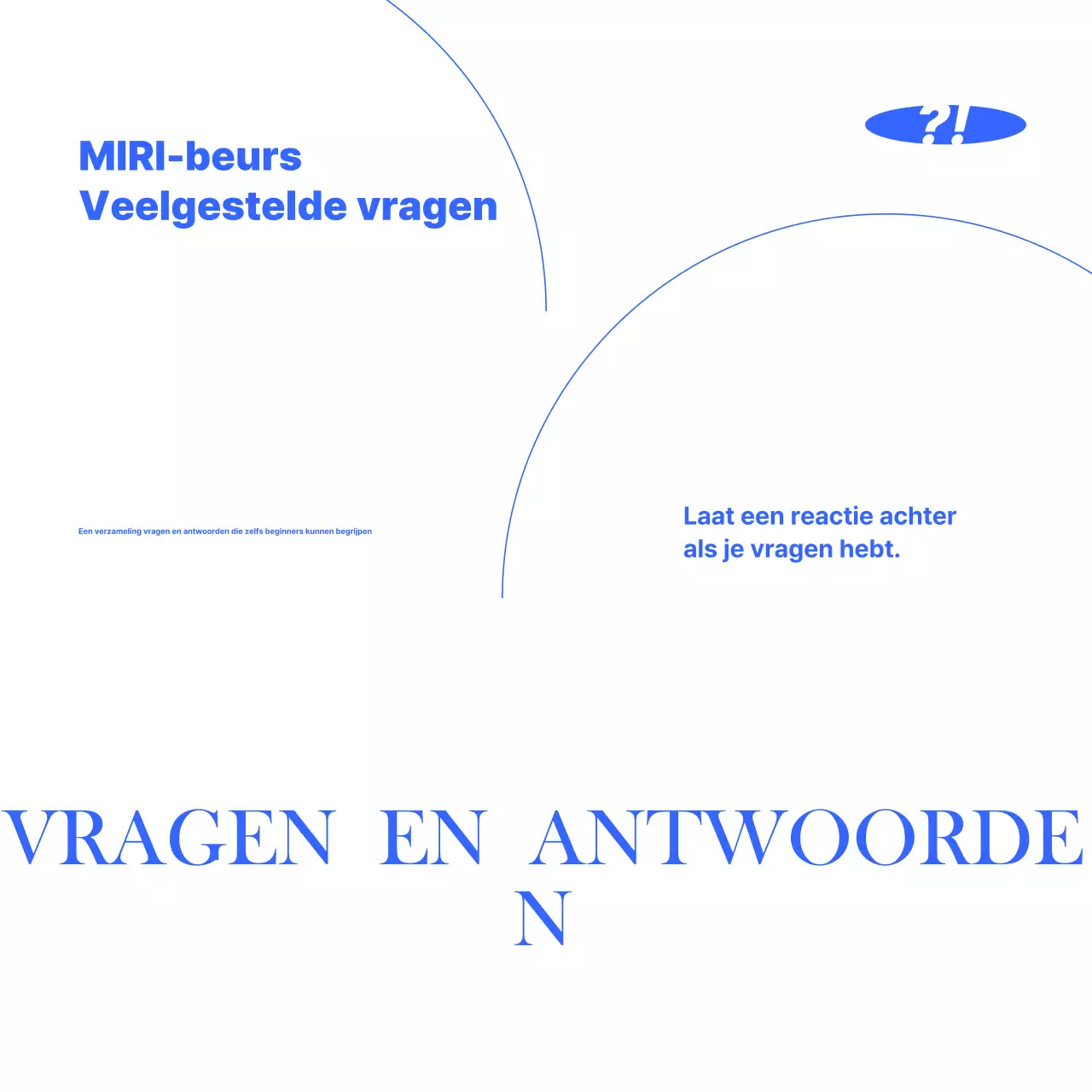 Blue Modern Informatiegids