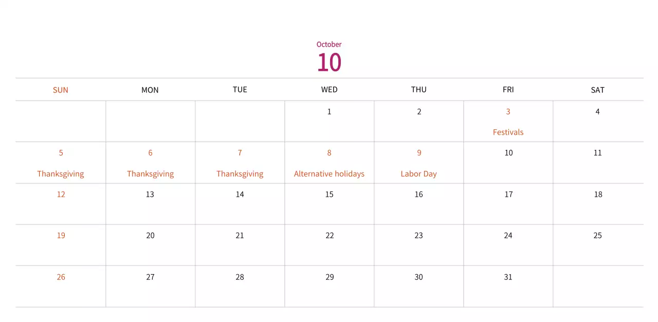 Stamp illustration with a warm concept