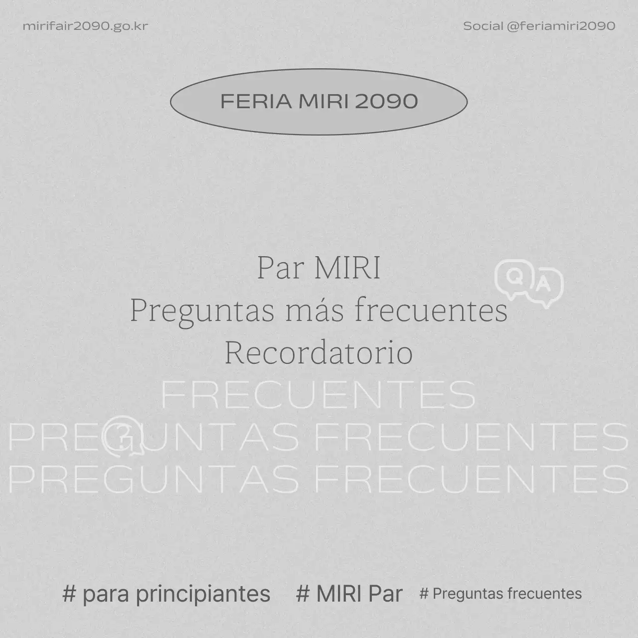 Anuncios de preguntas y respuestas grises y minimalistas