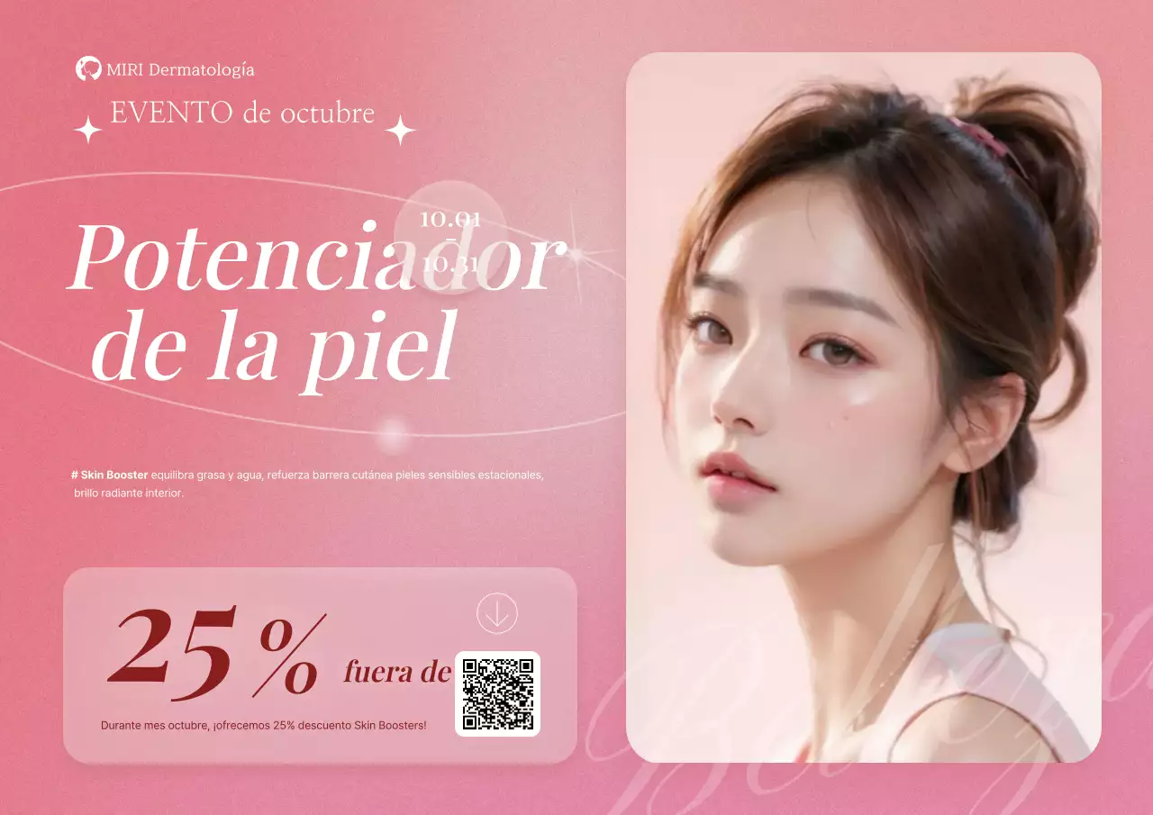 Folleto del evento Pink Dermatology Chic