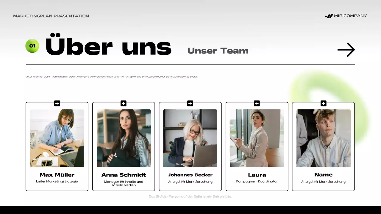 Green Bold Marketingplan