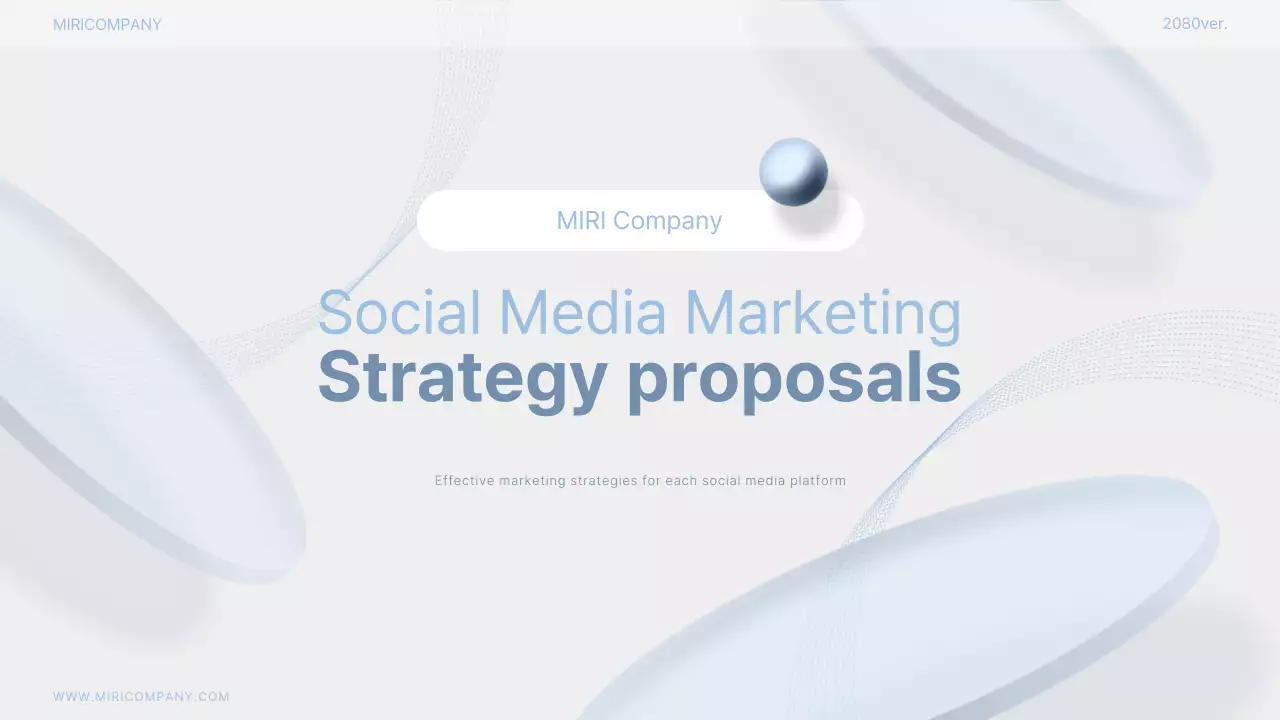 Bài thuyết trình về kế hoạch tiếp thị hiện đại màu xanh