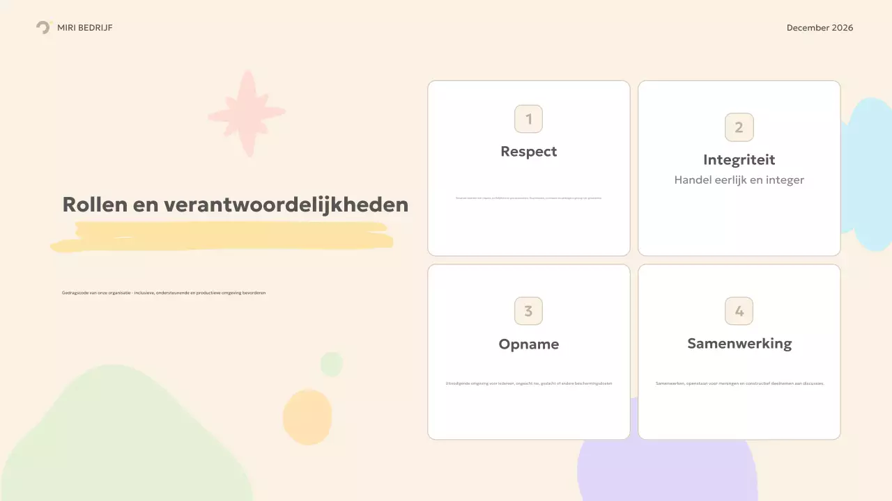 beige moderne inwerkgids