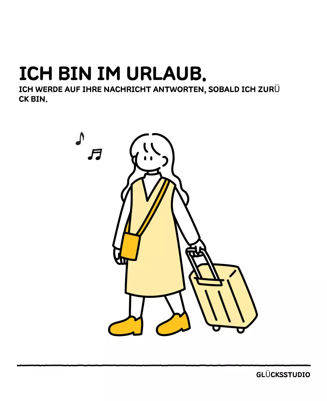 Illustrierter Kalender mit schönem Linienstil