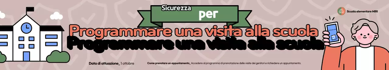 Visita alla scuola Beige Neat