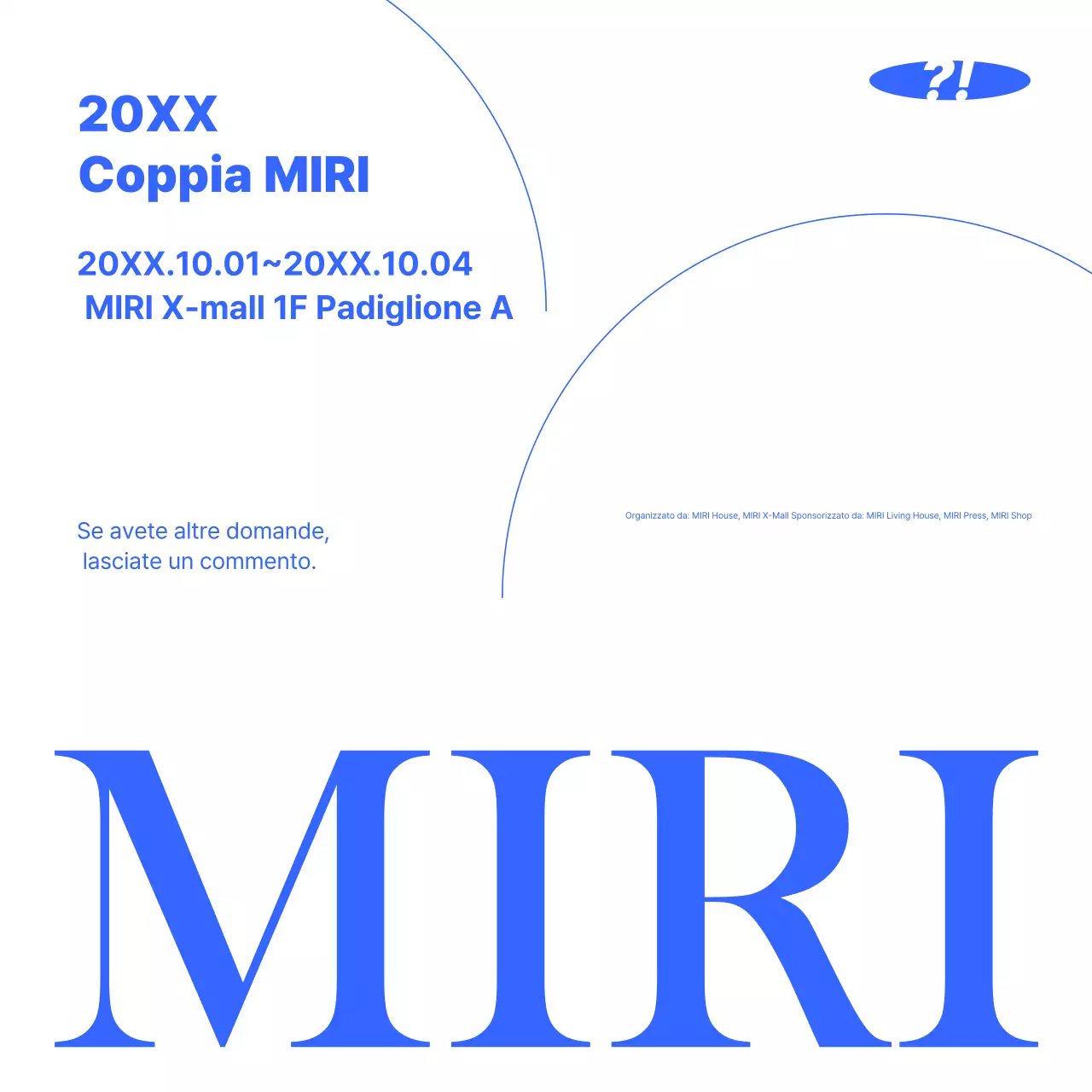 Guida alla consegna delle informazioni Blue Modern