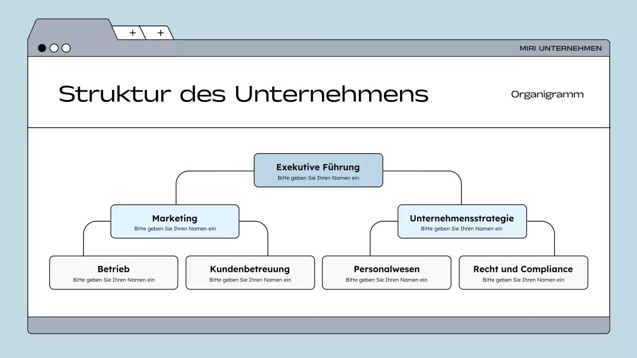 blue modern Mitarbeiterleitfaden