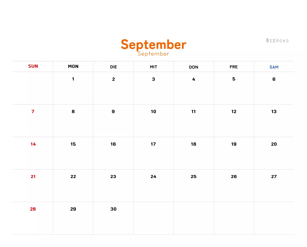 Neujahrskalender mit warmen Illustrationen