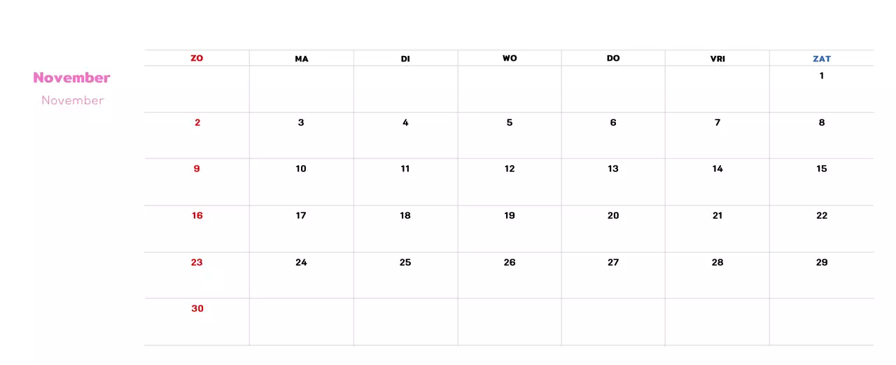 Nieuwjaarskalender met een warme geïllustreerde uitstraling