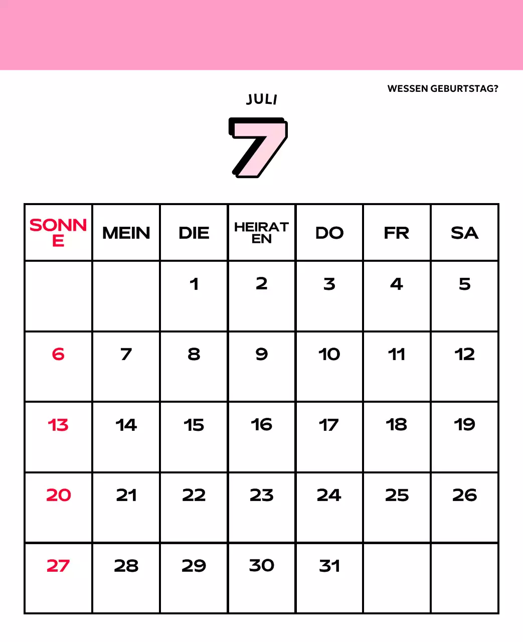 Bunte Kalender mit einer Vielzahl von Retro-Illustrationen