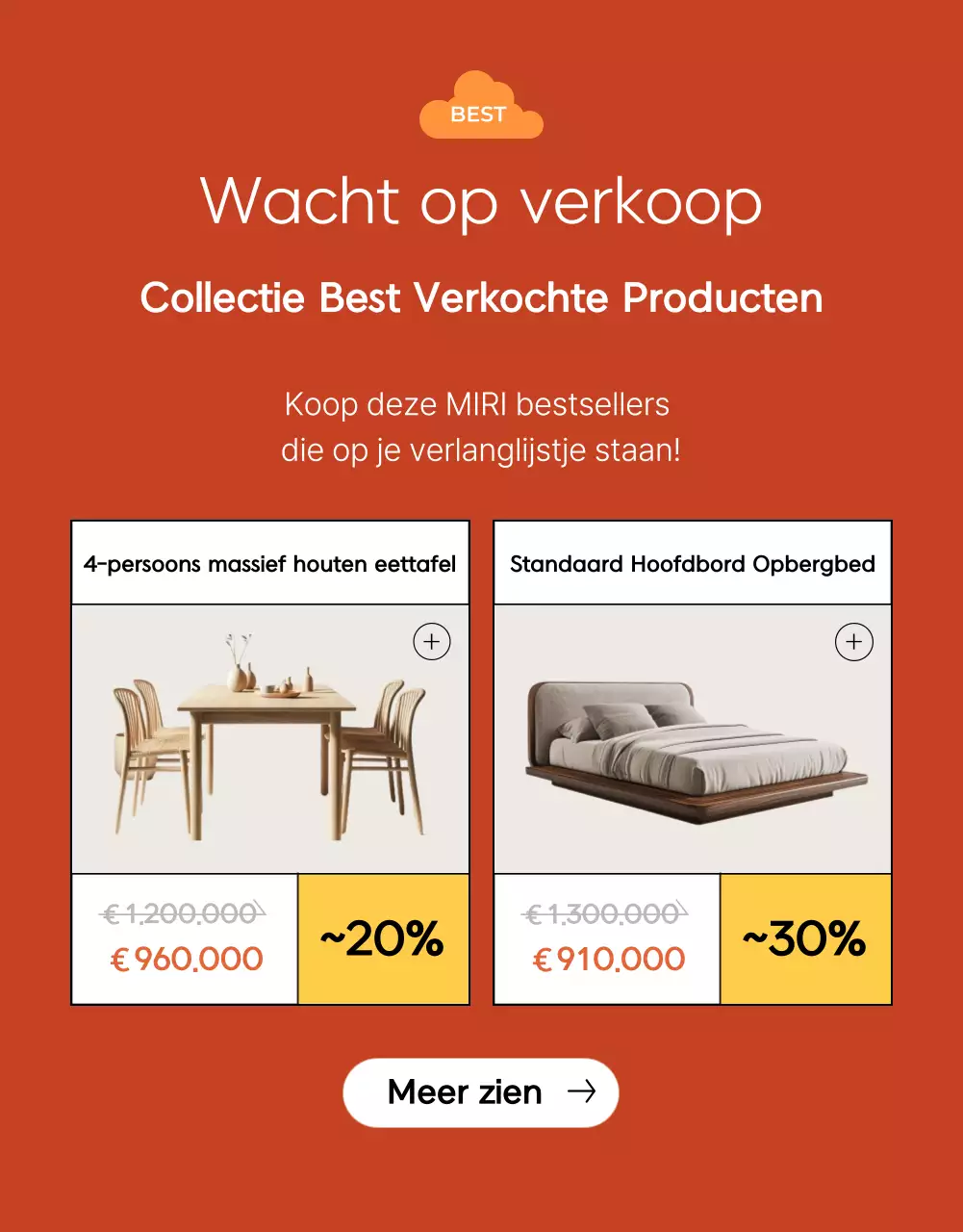 Promoot een Orange Modern kortingsaanbieding